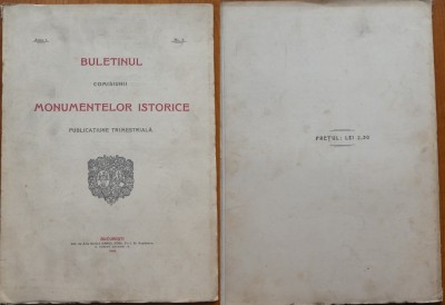 Buletinul Comis. monum. istorice , nr. 3 , 1908 ; Manastirea Bistrita din Valcea foto