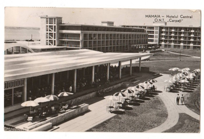 CPI (B9338) CARTE POSTALA - MAMAIA. HOTELUL CENTRAL, O.N.T. &quot;CARPATI&quot;, RPR