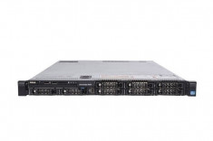 Server DELL PowerEdge R620, Rackabil 1U, 2 Procesoare Intel Ten Core Xeon E5-2660 v2 2.2 GHz, 192 GB DDR3 ECC Reg, 4 x 512 GB SSD NOU, DVD-ROM, Raid foto