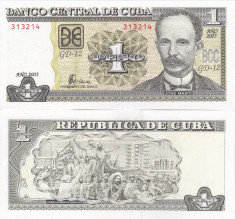 CUBA 1 peso 2003 UNC!!! foto