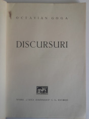 OCTAVIAN GOGA- DISCURSURI, 1942 foto