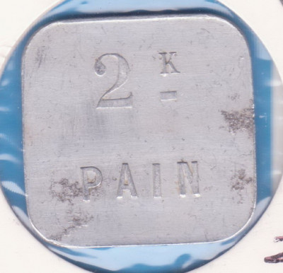 (M1635) JETON FRANTA - 2 K PAIN (2 KG PAINE) - COOPERATIVE THAON foto