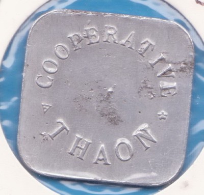 (M1700) JETON FRANTA - 2 K PAIN (2 KG PAINE) - COOPERATIVE THAON foto