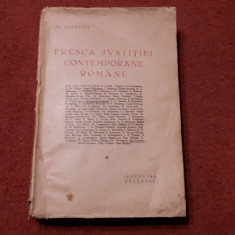 Fresca justiției contemporane Române - Fr. Stanetti (numerotat si semnat)-1935