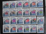 REP CENTRAFRICANA- EUROPA CEPT-TIMBRU PE TIMBRU-SERII COMPL DT,NED ,6 BL-NEST