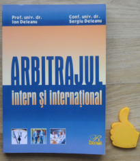 Arbitrajul intern si international Ion Deleanu Sergiu Deleanu foto