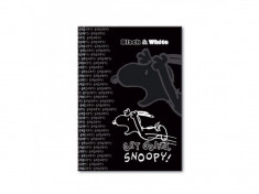 Caiet A4 cu coperti tari Snoopy foto