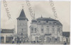 2345 - SALONTA, Bihor, store, church - old postcard, real PHOTO - unused, Necirculata, Printata