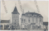 2345 - SALONTA, Bihor, store, church - old postcard, real PHOTO - unused, Necirculata, Printata