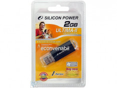 Usb flash driver silicon power ultimaii 2gb foto