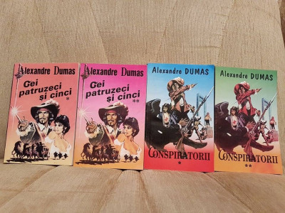 CONSPIRATORII/CEI PATRUZECI SI CINCI-ALEXANDRE DUMAS (4 VOL) foto