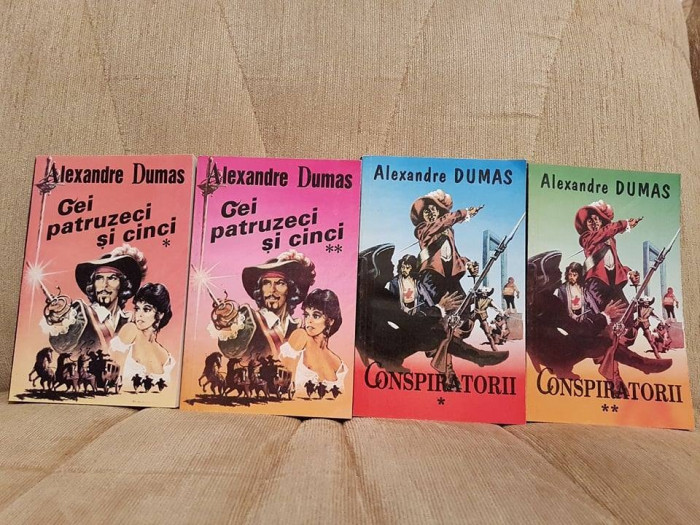 CONSPIRATORII/CEI PATRUZECI SI CINCI-ALEXANDRE DUMAS (4 VOL)