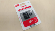Card memorie HAMA microSD 32GB clasa 10 - 22MB/s, adaptorSD salvare stocare date foto