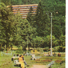 CPI (B9385) CARTE POSTALA - SLANIC MOLDOVA. VEDERE DIN PARC