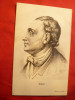 Ilustrata Personalitati - Diderot , interbelica ,Franta, Necirculata, Printata