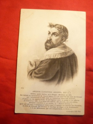 Ilustrata Personalitati - Ariosto - Poet Italian , interbelica Franta foto
