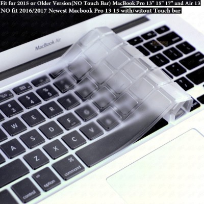 Husa de protectie pt tastatura US Macbook Pro Air Retina 13 15 17 mac - CLEAR foto