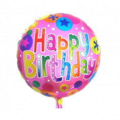 Balon Folie Happy Birthday, 34cm foto