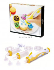 Set profesional pentru ornat frosting deco pen foto