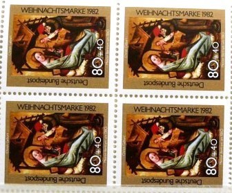 Germania 1982&ndash; PICTURA CRACIUN, bloc nestampilat, D32