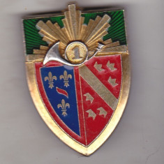 bnk ins Franta - Insigna militara - 1° REGIMENT DE CHASSEURS