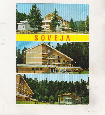 bnk cp Soveja - Vedere - circulata - marca fixa foto