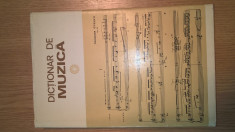 Dictionar de muzica - Iosif Sava; Luminita Vartolomei (1979) foto