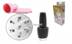 Set Pentru Decorarea Unghiilor Stamping Nail Art FS015 foto