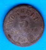 (M1798) MONEDA (NOTGELD) GERMANIA - ORASUL KISSINGEN - 5 PFENNIG 1917