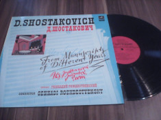 DISC VINIL GENNADI ROZHDESTVENSKY-SCHUMANN/SHOSTAKOVICH STARE EXCELENTA foto