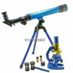 Jucarie Microscop si Telescop Set 2in1 C2109 foto