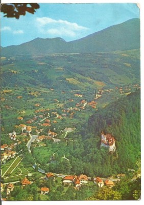 (A) carte postala(marca fixa)-BRAN -vedere panoramica foto