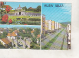Bnk cp Alba Iulia - Imagini din oras - circulata, Printata