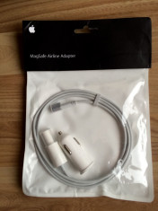 Cablu incarcator portabil Apple MagSafe Airline Adapter-produs nou foto