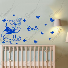 Sticker Winnie The Pooh - * Text Personalizat * foto