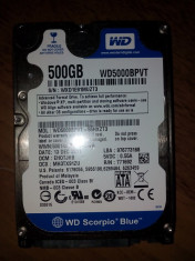 Hard disk HDD laptop 500gb Western Digital 100 % perfect functional foto