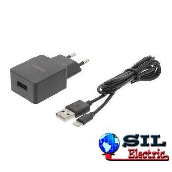 Incarcator de la retea, iesire USB 2.4 A negru, Sweex foto mare Incarcator de la retea, iesire USB 2.4 A negru, Sweex foto mare