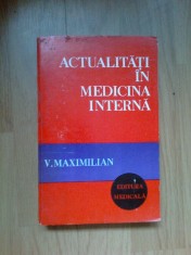 n3 Actualitati In Medicina Interna - V. Maximilian