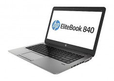 Laptop HP EliteBook 840 G2, Intel Core i5 Gen 5 5200U 2.2 GHz, 4 GB DDR3, 250 GB SSD NOU, WI-FI, Bluetooth, Webcam, Tastatura Iluminata, Display foto
