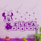 Sticker - Minnie *Personalizat cu Nume*