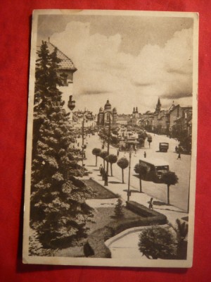 Ilustrata Targu Mures - Vedere , circulat 1956 foto