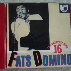 FATS DOMINO - 16 Greatest Hits - C D Original ca NOU