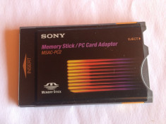 adaptor PCMCIA memory stick - pc card adaptor foto