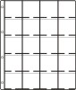 Hartberger standart /10buc./ PVC foi pentru cartonase monede format 50/50 mm