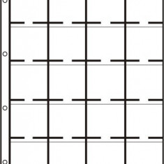 Hartberger standart /10buc./ PVC foi pentru cartonase monede format 50/50 mm