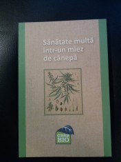 Sanatate multa intr-un miez de canepa foto
