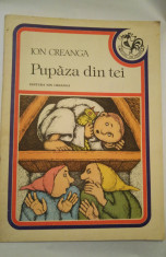 (T) Pupaza din tei - Ion Creanga, 1989, carte pentru copii foto