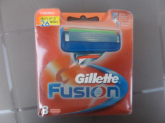 Rezerve de ras gillette fusion la set de 8 buc. sigilate originale germania. foto