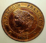 F.327 FRANTA CERES 2 CENTIMES 1896 A XF