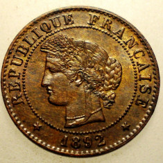 F.217 FRANTA CERES 1 CENTIME 1892 A XF